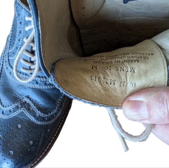 1901 blue oxfords sz 10.5 - Picture 6 of 8